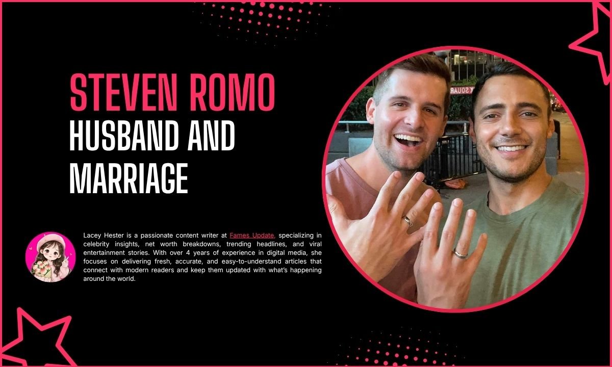 Steven Romo Husband and Marriage