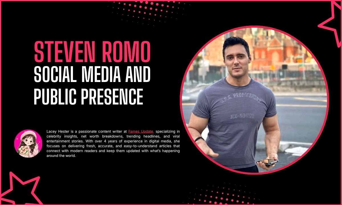 Steven Romo Social Media and Public Presence