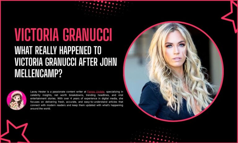 What Really Happened to Victoria Granucci After John Mellencamp?