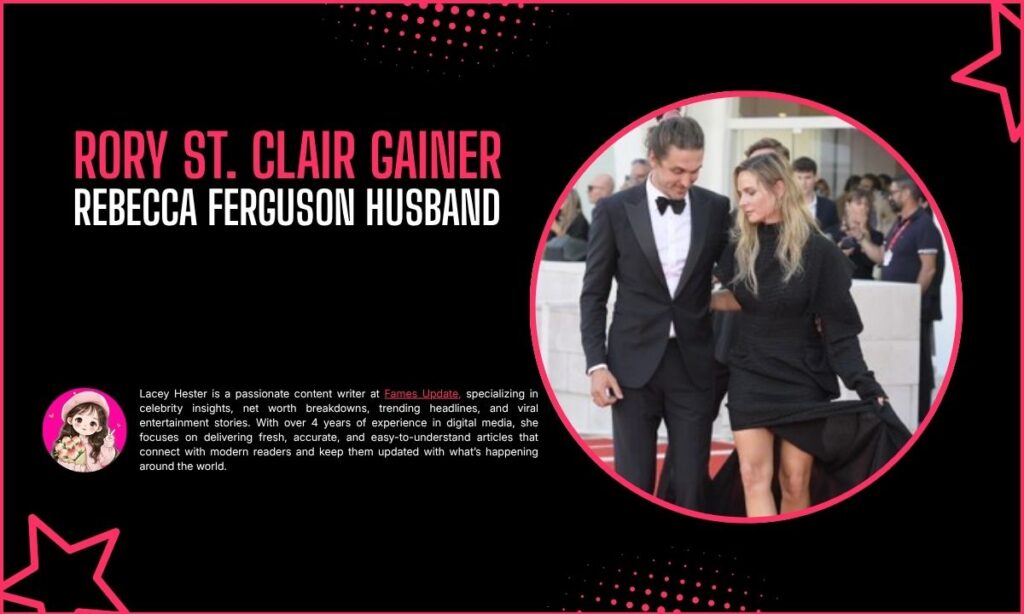 Rory St. Clair Gainer Rebecca Ferguson Husband