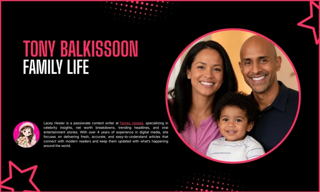 Tony Balkissoon Family Life