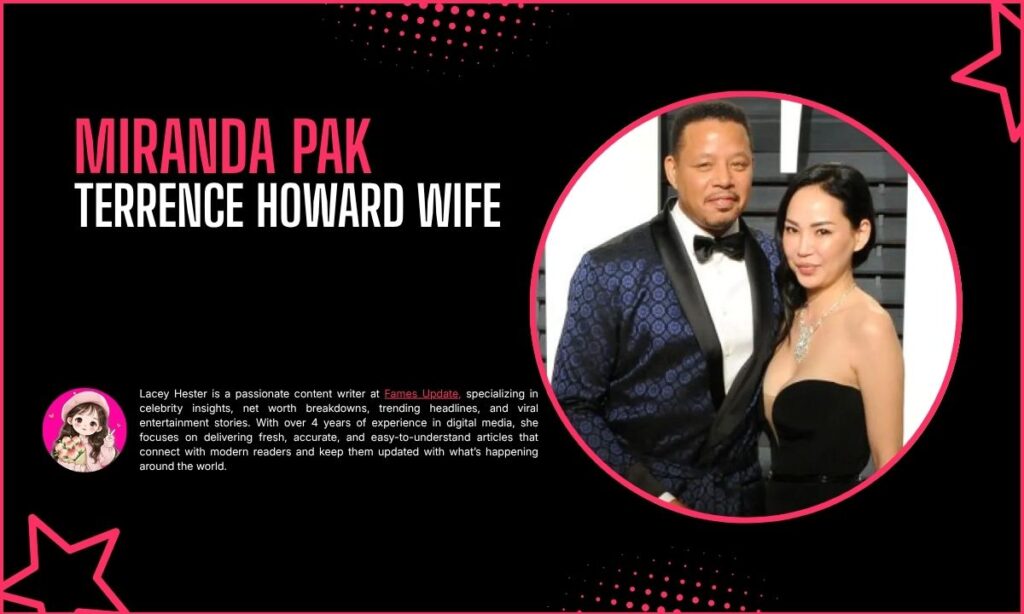 Miranda Pak Terrence Howard Wife