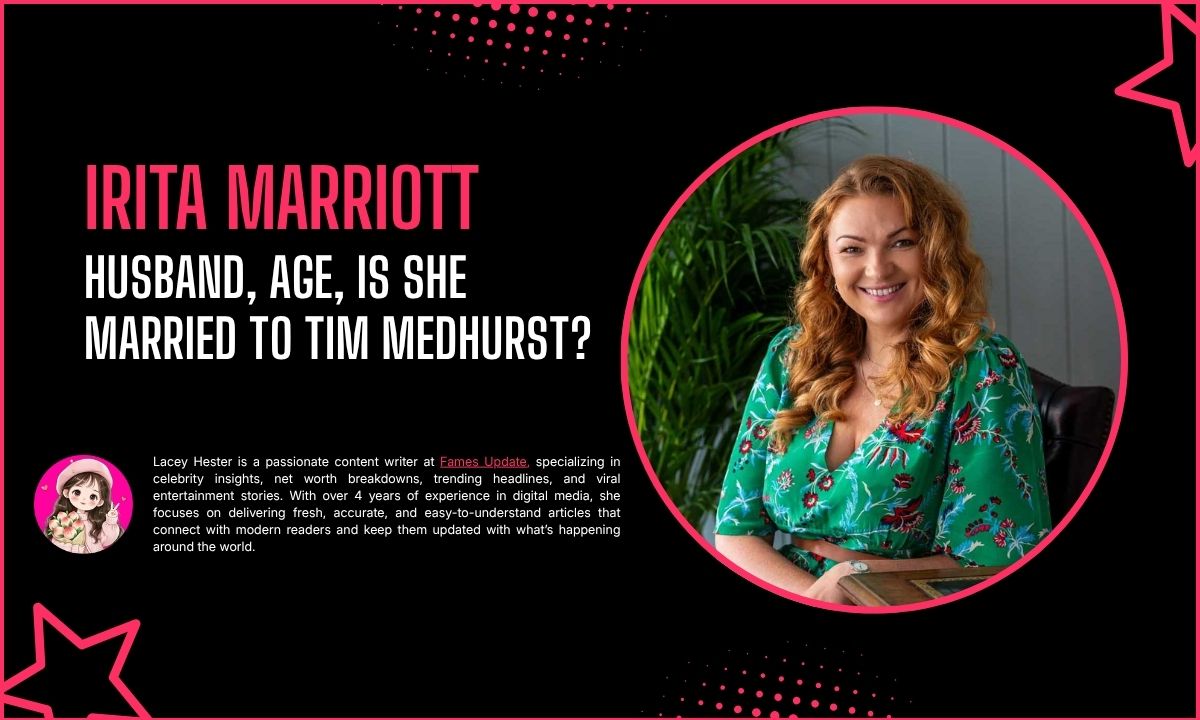 Irita Marriott Husband, Age: Is She Married to Tim Medhurst?