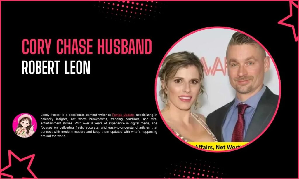 Cory Chase Husband: Robert Leon