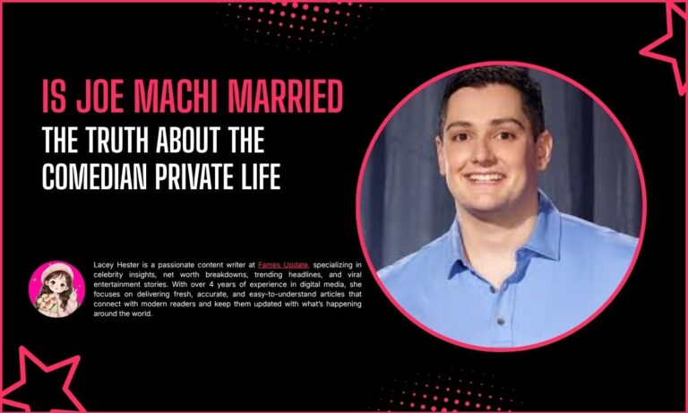 Is Joe Machi Married? The Truth About the Comedian Private Life