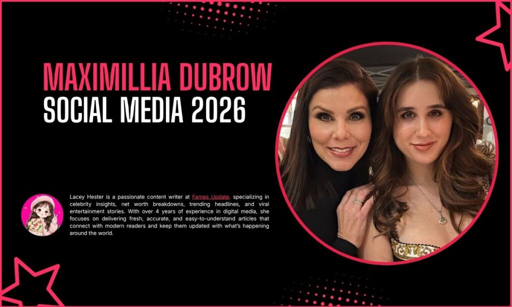 Maximillia Dubrow Social Media