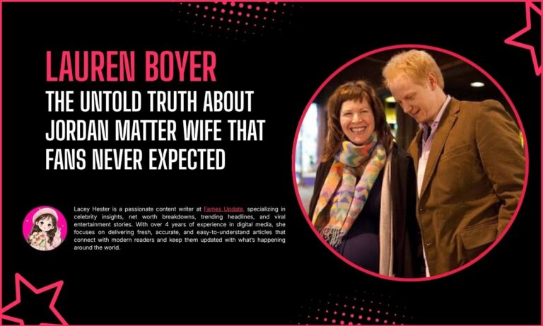 Lauren Boyer Revealed: The Untold Truth About Jordan Matter Wife That Fans Never Expected