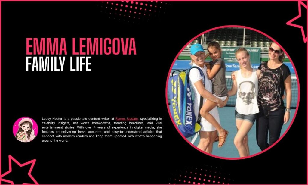 Emma Lemigova Family Life