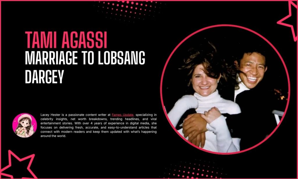 Tami Agassi Marriage to Lobsang Dargey