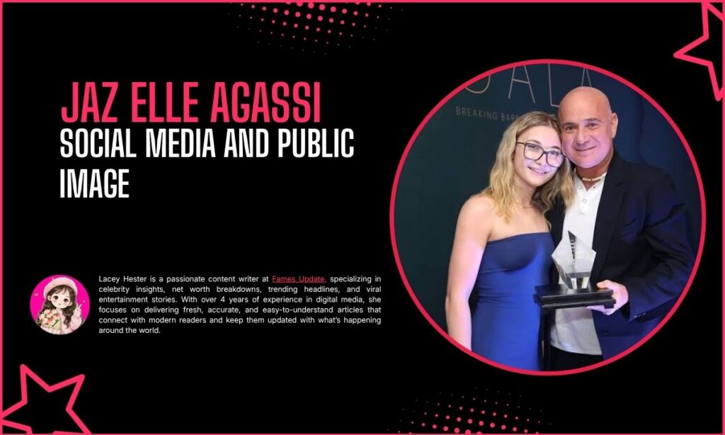Jaz Elle Agassi Social Media and Public Image