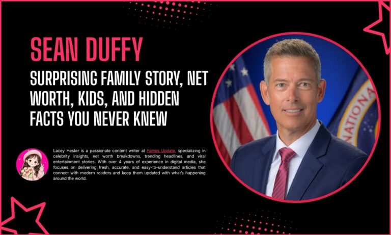 Sean Duffy: Surprising Family Story, Net Worth, Kids, and Hidden Facts You Never Knew
