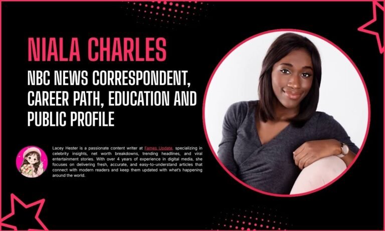 Niala Charles: NBC News Correspondent, Career Path, Education and Public Profile