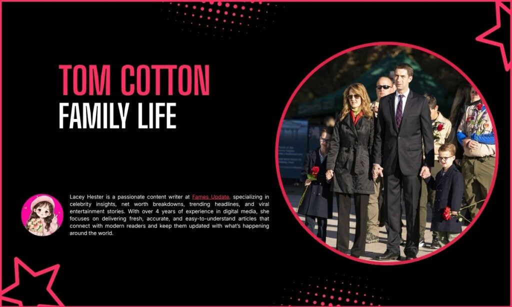 Tom Cotton Family Life