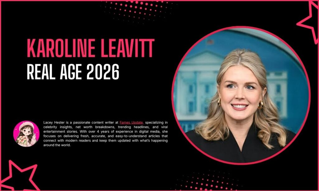Karoline Leavitt Age