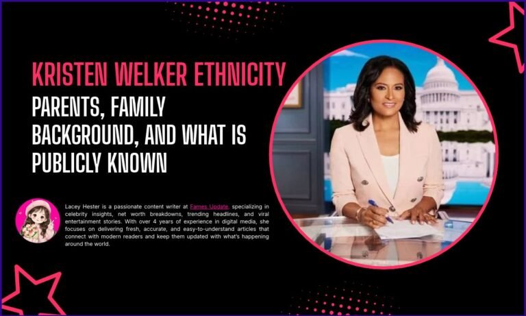 Kristen Welker Ethnicity: Parents, Family Background, and What Is Publicly Known