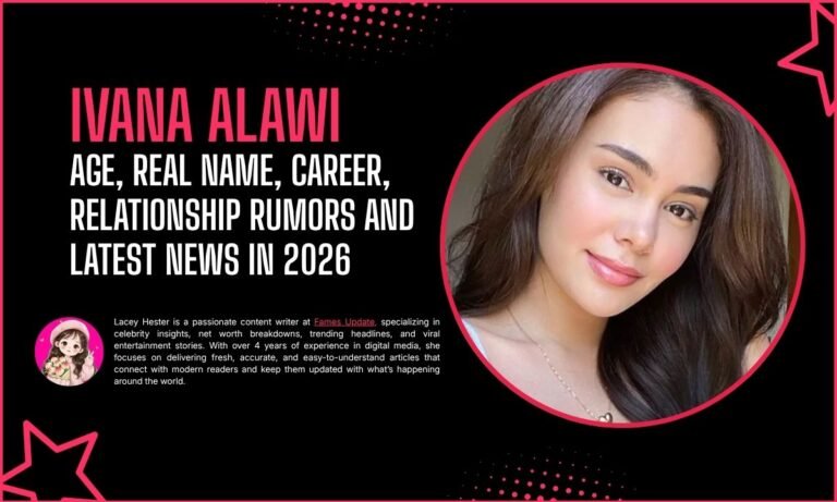 Ivana Alawi: Age, Real Name, Career, Relationship Rumors and Latest News in 2026