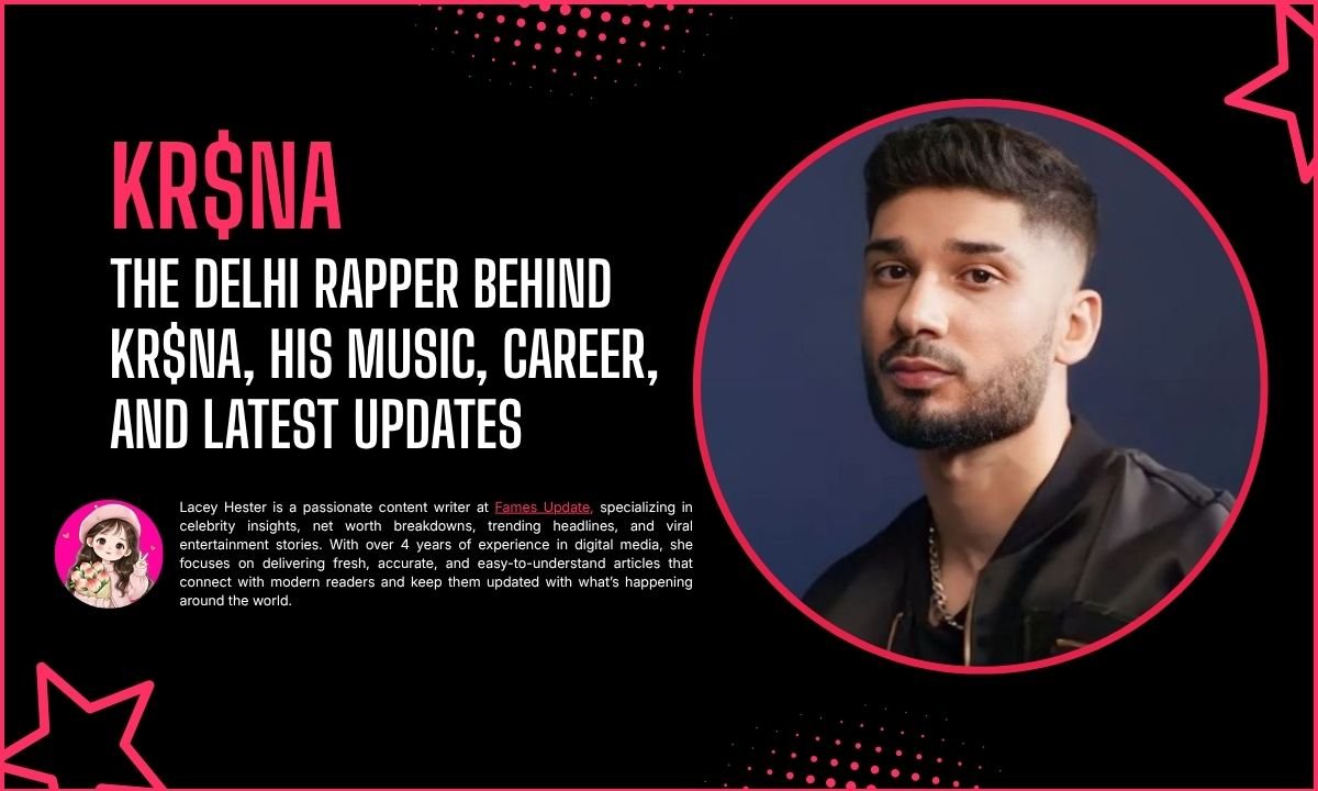 KRSNA Explained: The Delhi Rapper Behind KR$NA, His Music, Career, and Latest Updates